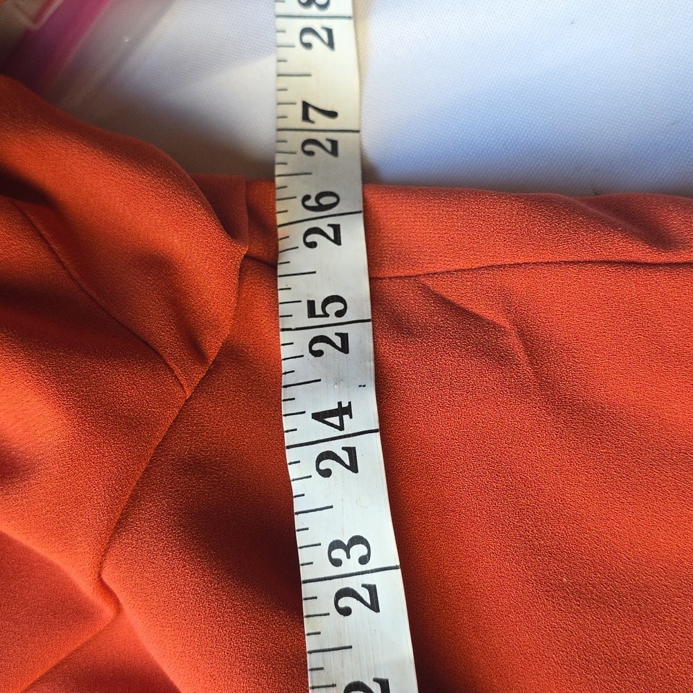 Torrid Womens Rusty Burnt Orange Blazer Stretch Classic Career Sz 3(3X/22-24)EUC - Picture 9 of 10